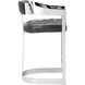 Beaumont 35.25 inch Stainless Steel / Cantina Magnetite Counter Stool
